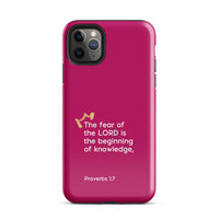 iPhone Case - Proverbs 1:7