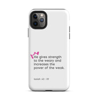 iPhone Case - Isaiah 40:29