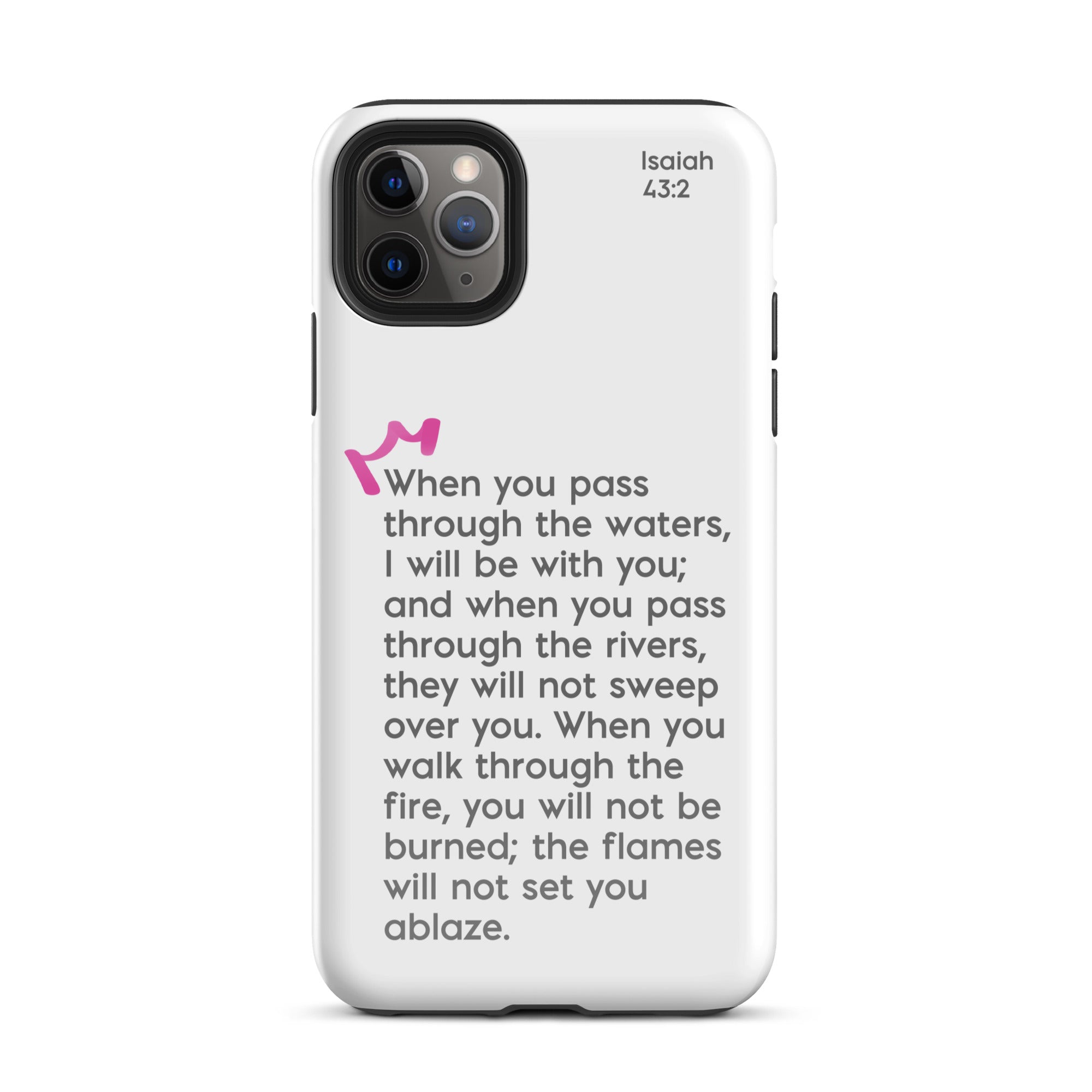 iPhone Case - Isaiah 43:2