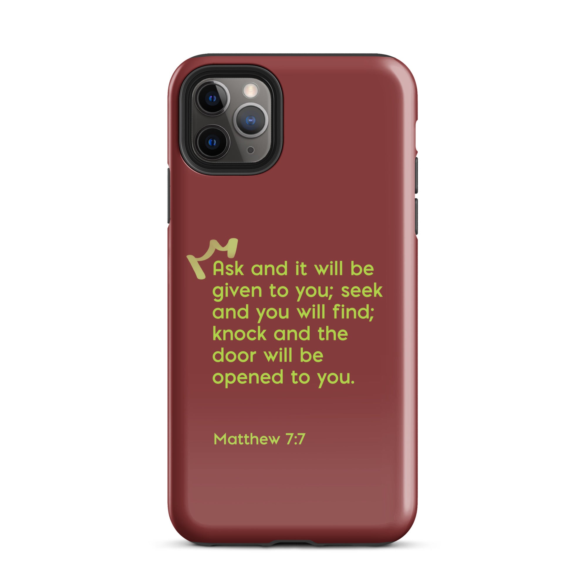 iPhone Case - Matthew 7:7