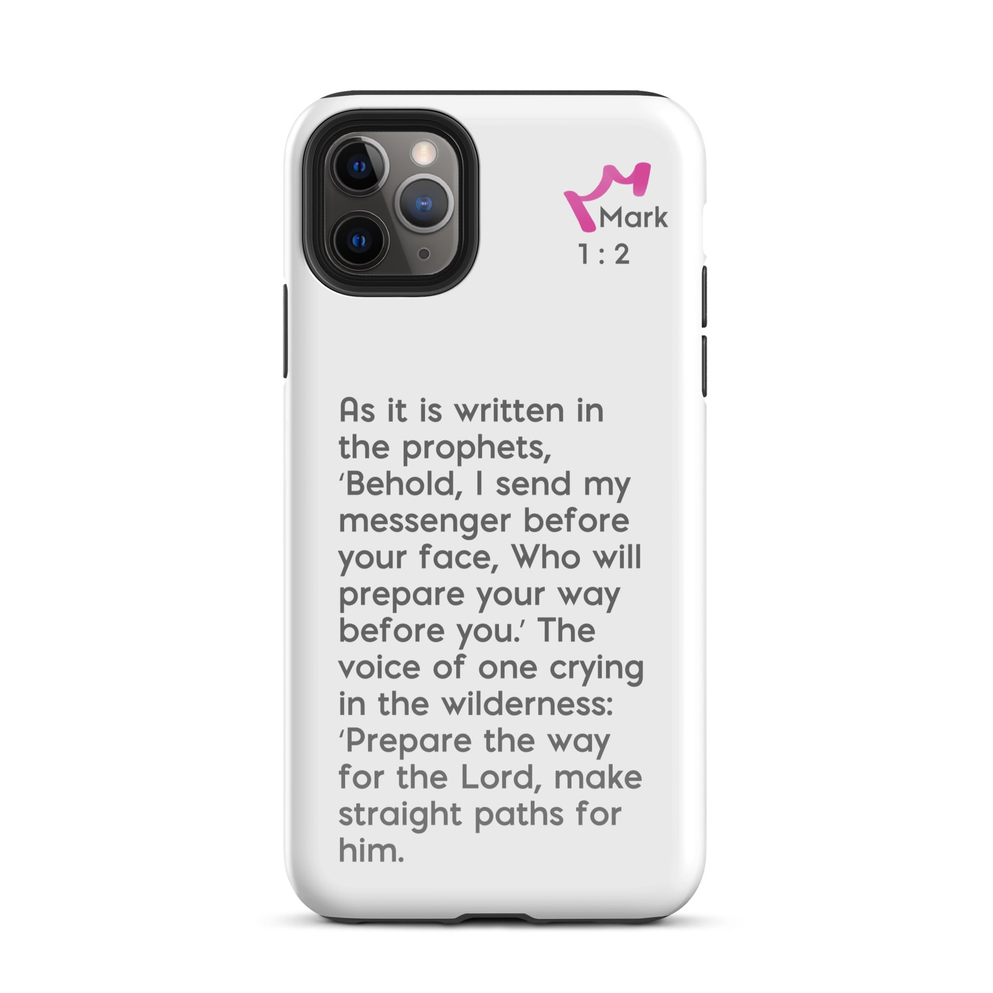 iPhone Case - Mark 1:2-3