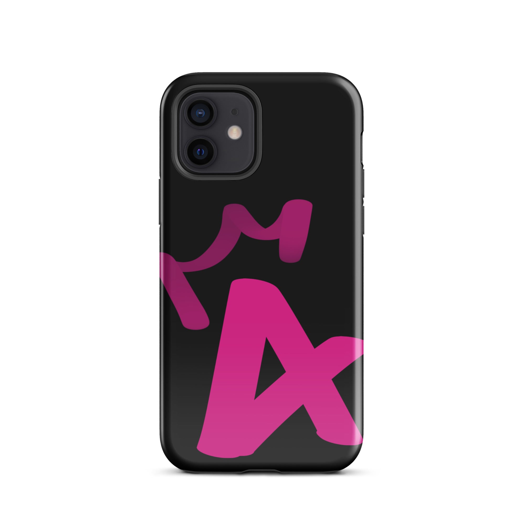 iPhone Case Black - Letter A