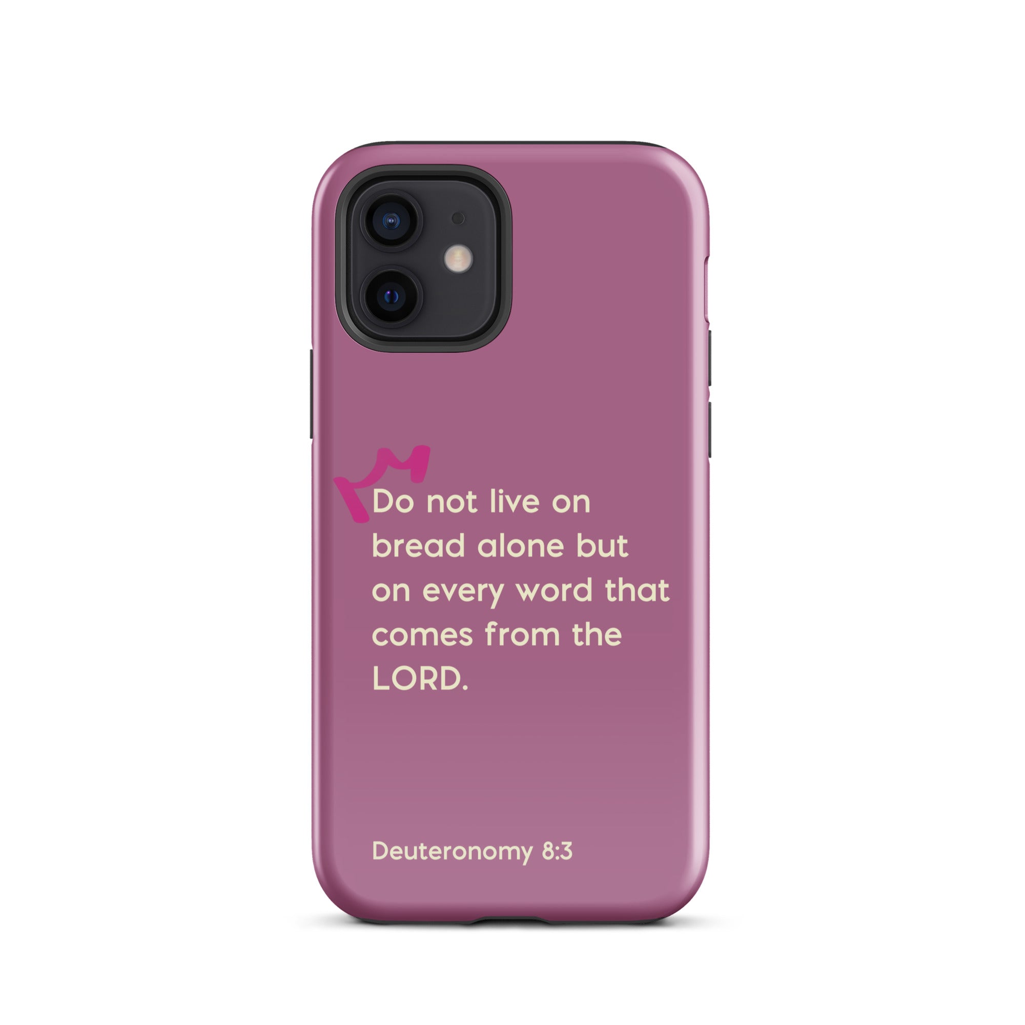 iPhone Case - Deuteronomy 8:3