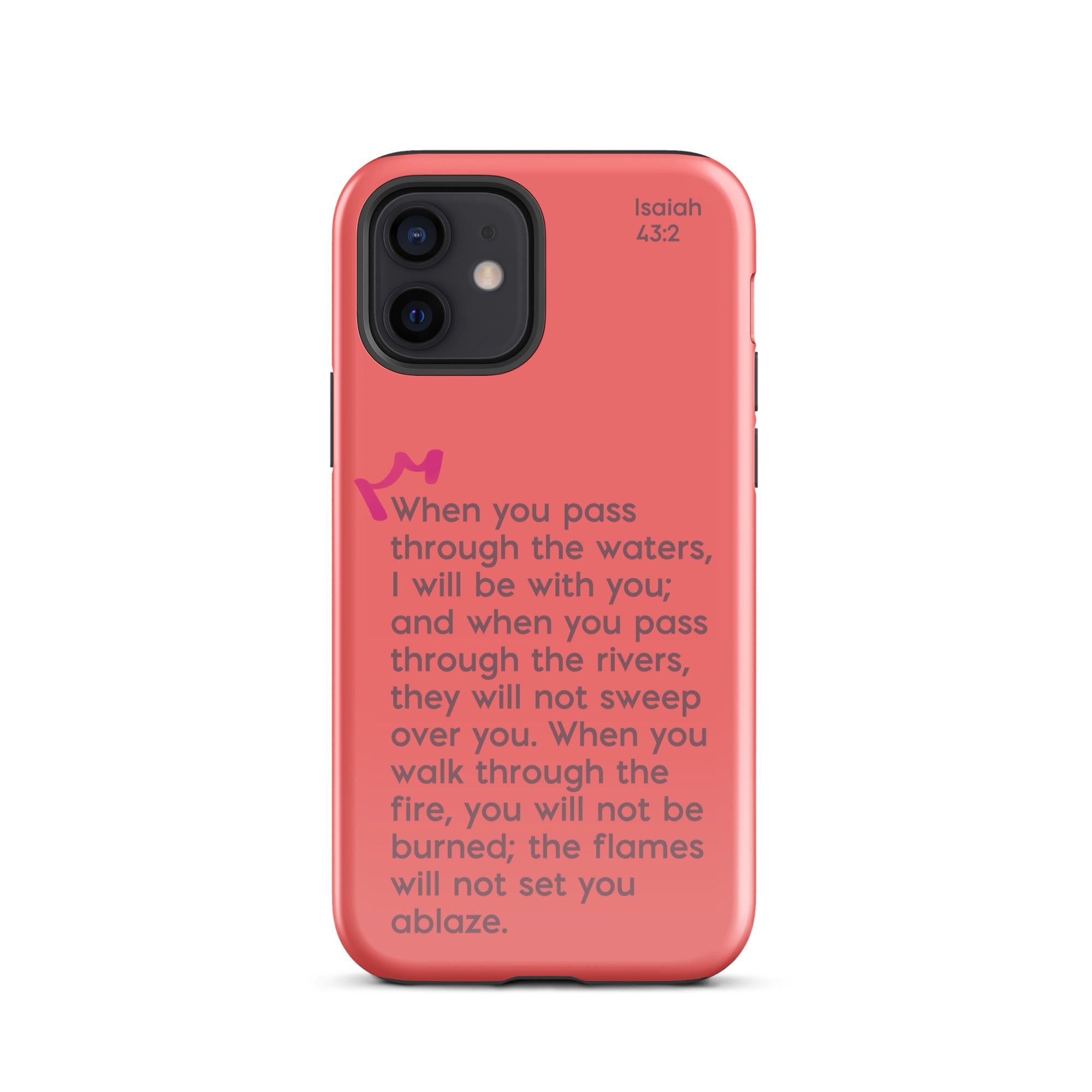 iPhone Case - Isaiah 43:2