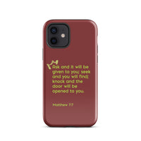 iPhone Case - Matthew 7:7