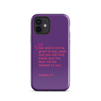 iPhone Case - Matthew 7:7