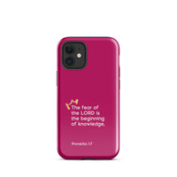 iPhone Case - Proverbs 1:7