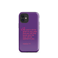 iPhone Case - Matthew 7:7