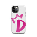 iPhone Case White - Letter D