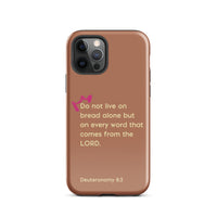 iPhone Case - Deuteronomy 8:3