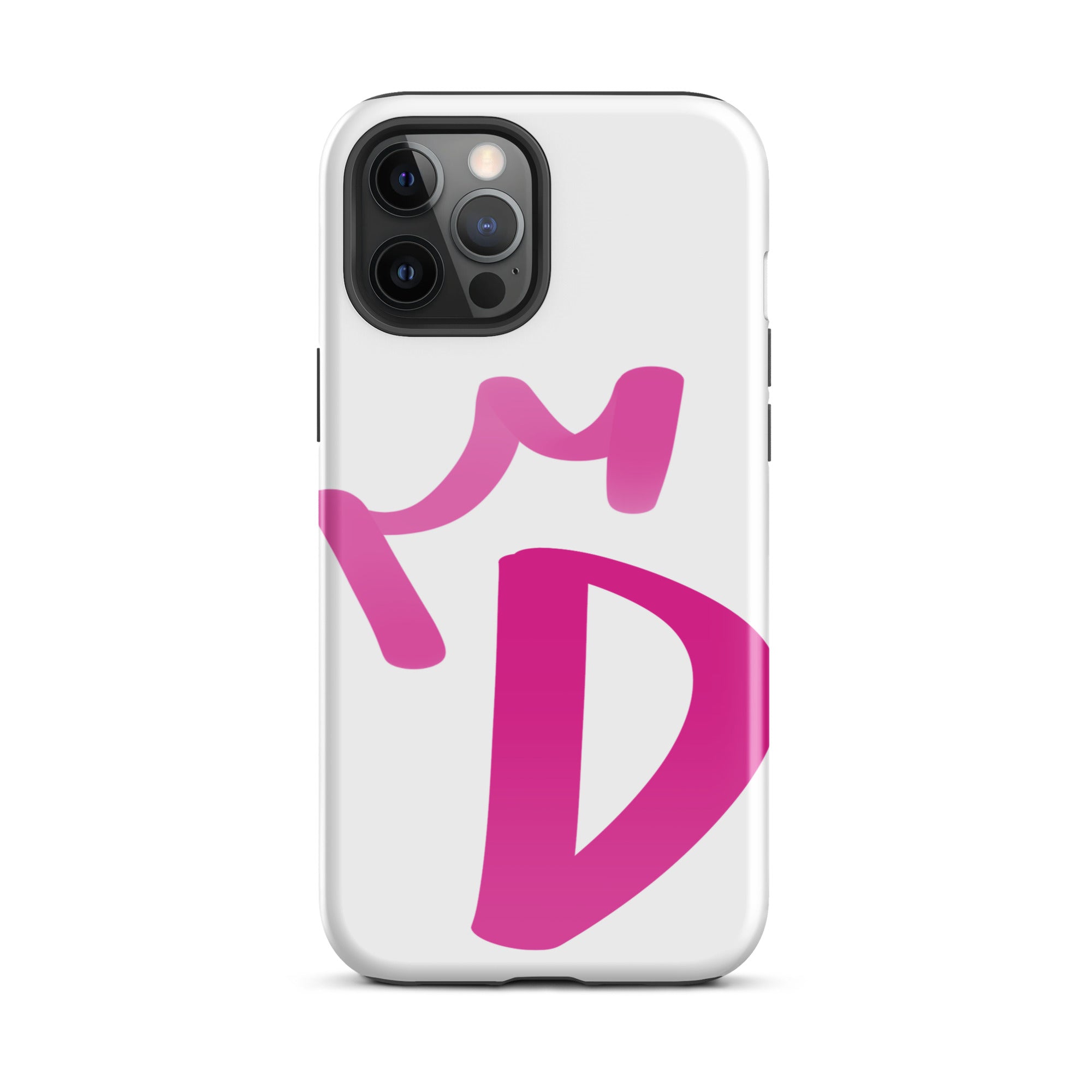 iPhone Case White - Letter D