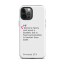 iPhone Case - Proverbs 27:3