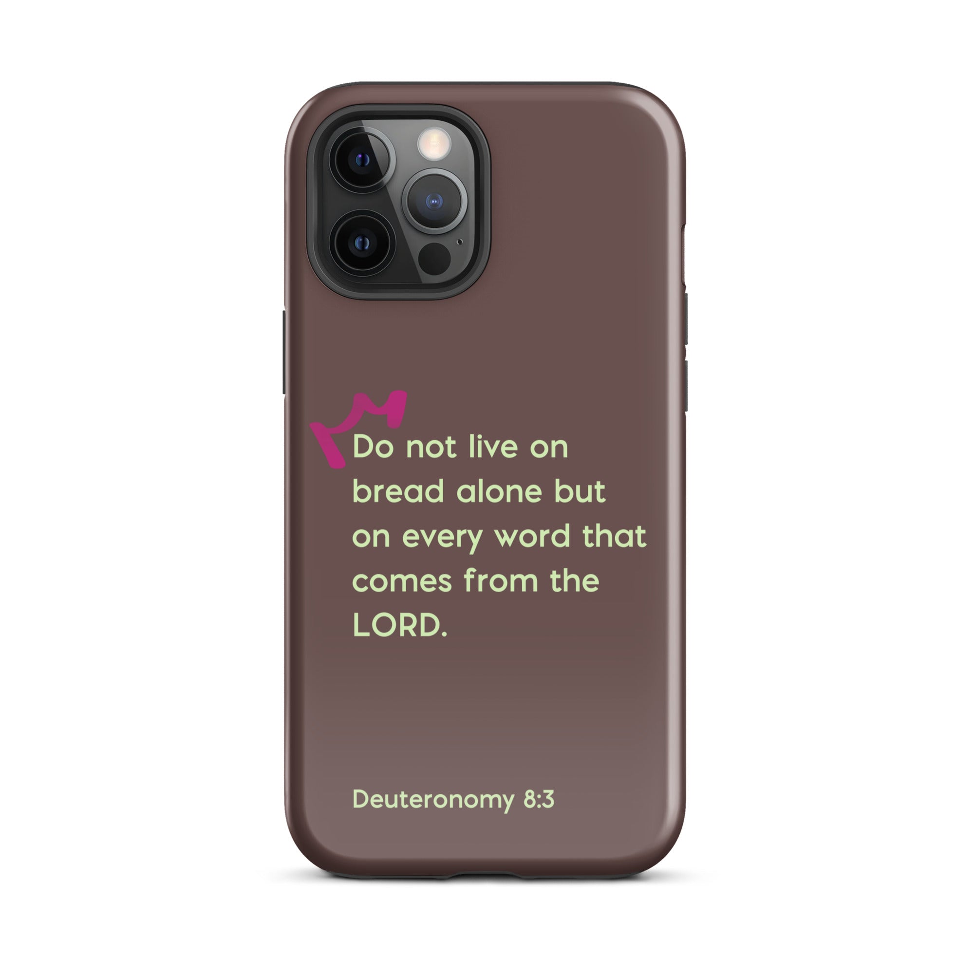 iPhone Case - Deuteronomy 8:3