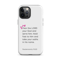 iPhone Case - Deuteronomy 10:20