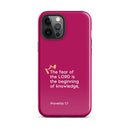 iPhone Case - Proverbs 1:7