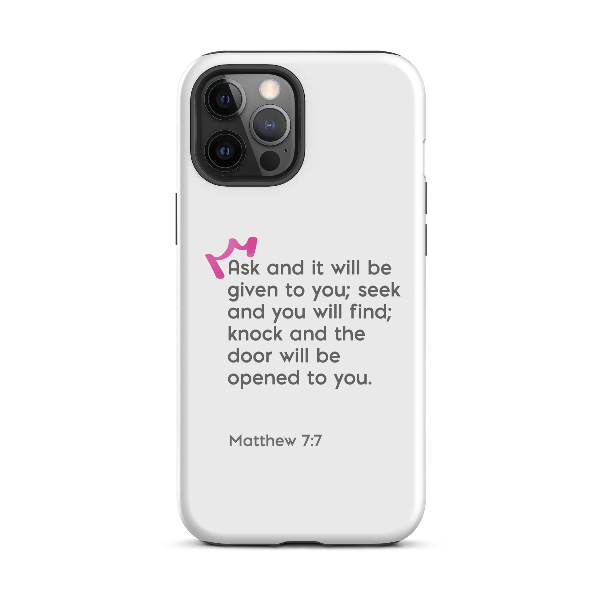 iPhone Case - Matthew 7:7