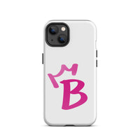 iPhone Case White - Letter B