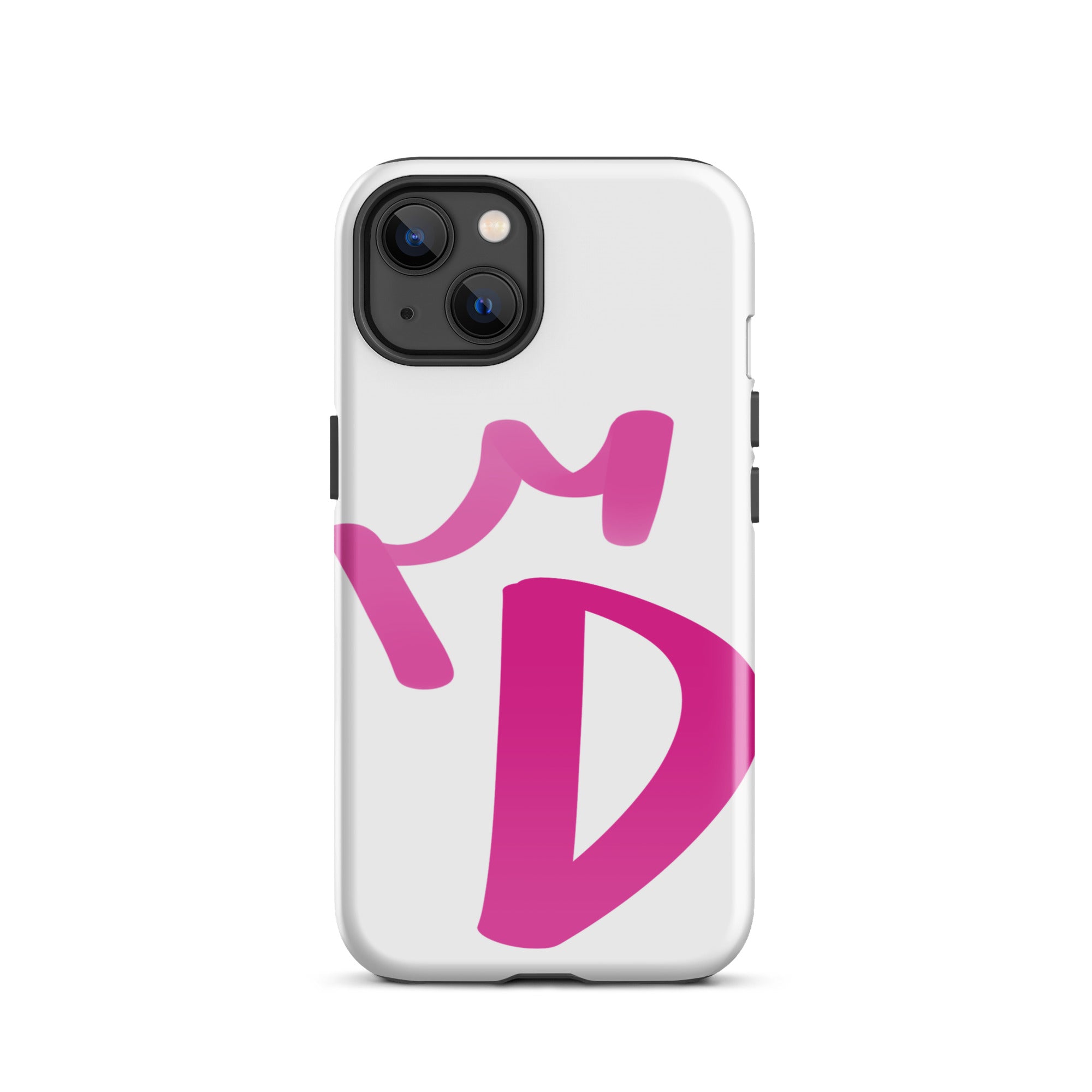 iPhone Case White - Letter D