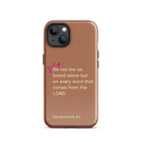 iPhone Case - Deuteronomy 8:3