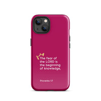 iPhone Case - Proverbs 1:7