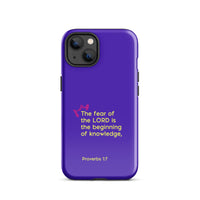 iPhone Case - Proverbs 1:7