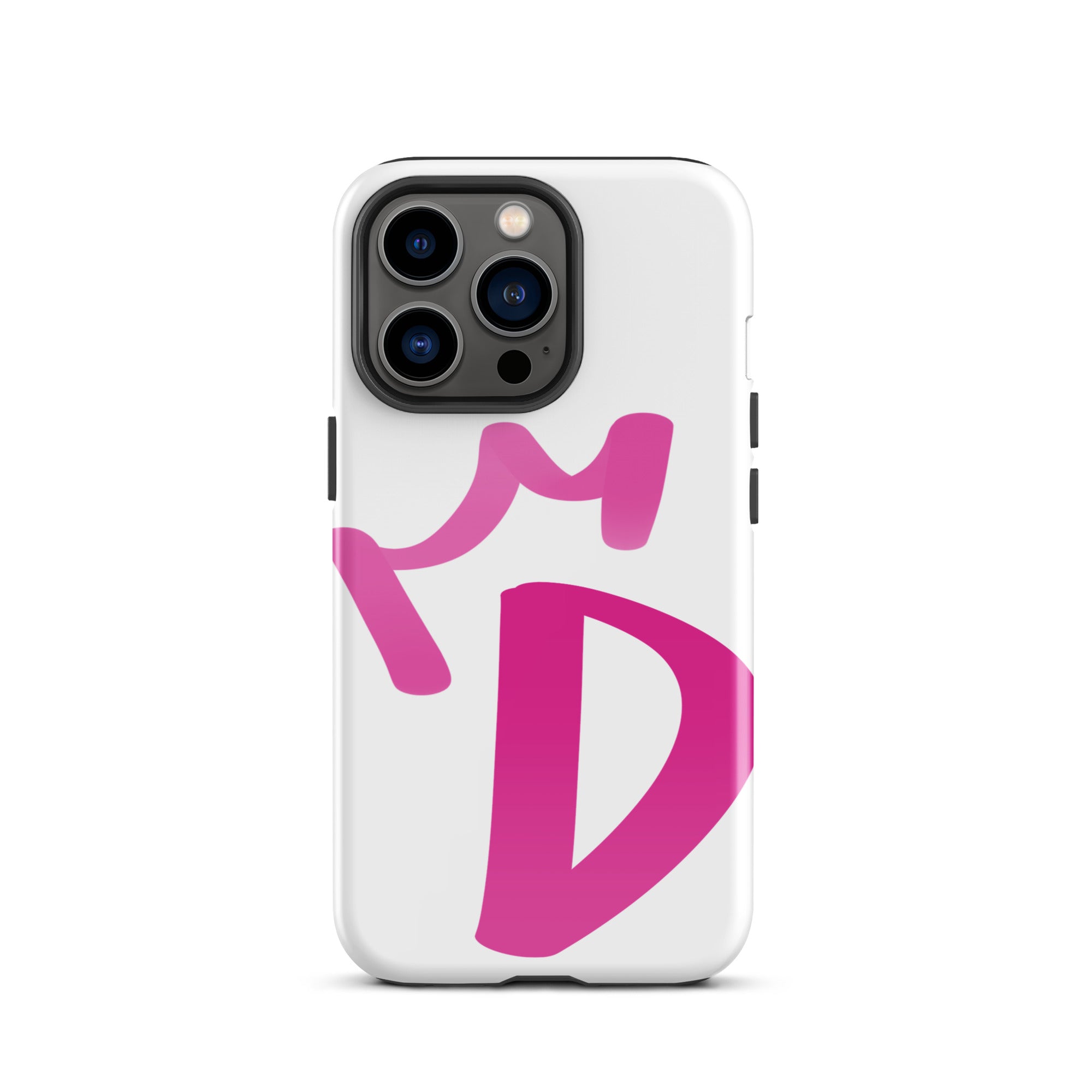 iPhone Case White - Letter D