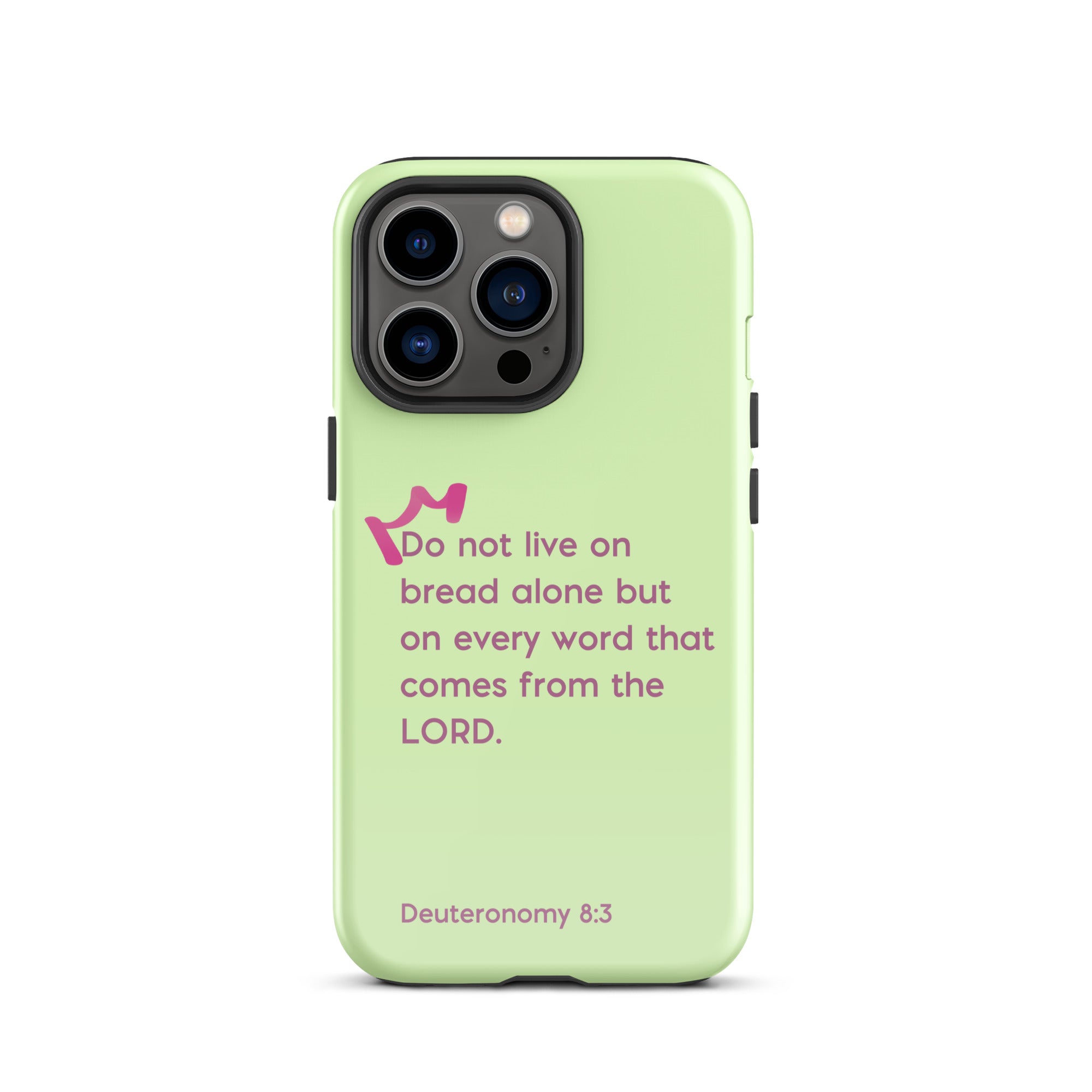 iPhone Case - Deuteronomy 8:3