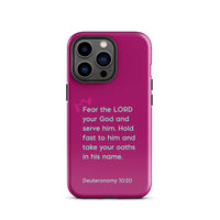 iPhone Case - Deuteronomy 10:20