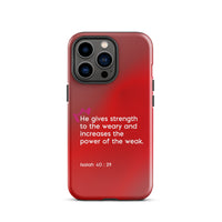 iPhone Case - Isaiah 40:29