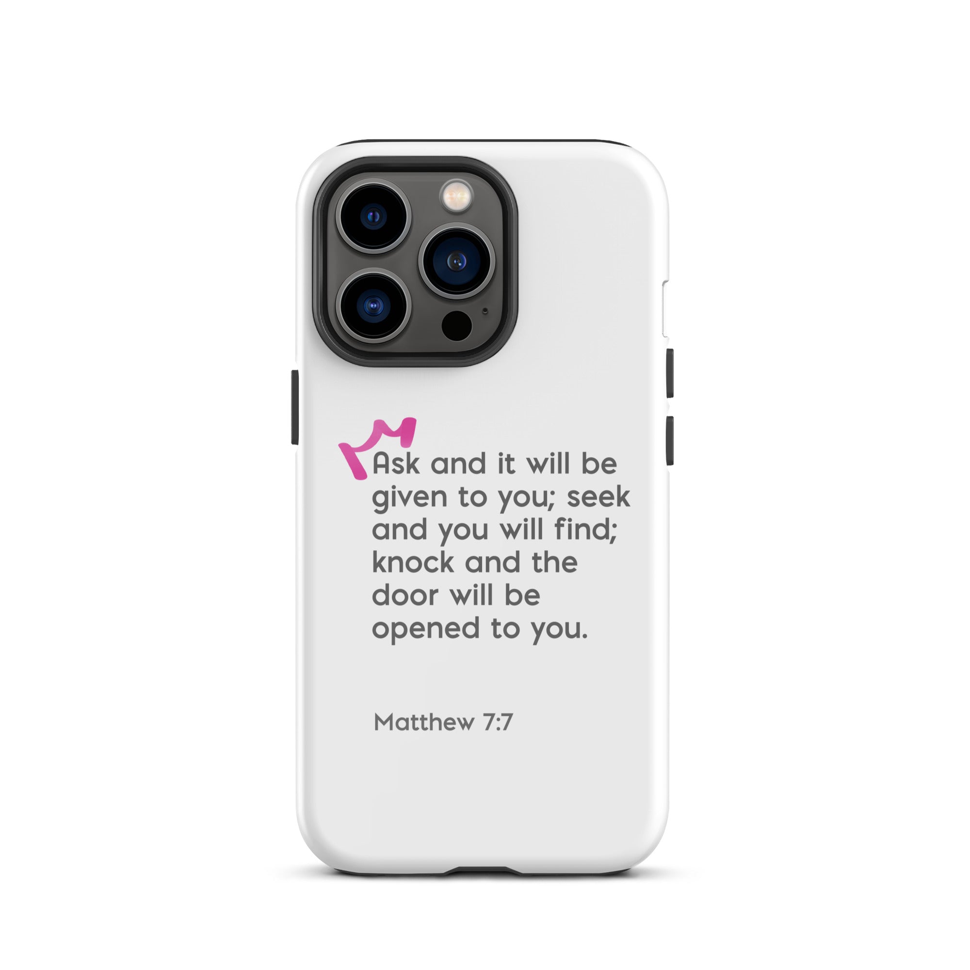 iPhone Case - Matthew 7:7