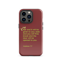 iPhone Case - Matthew 7:7