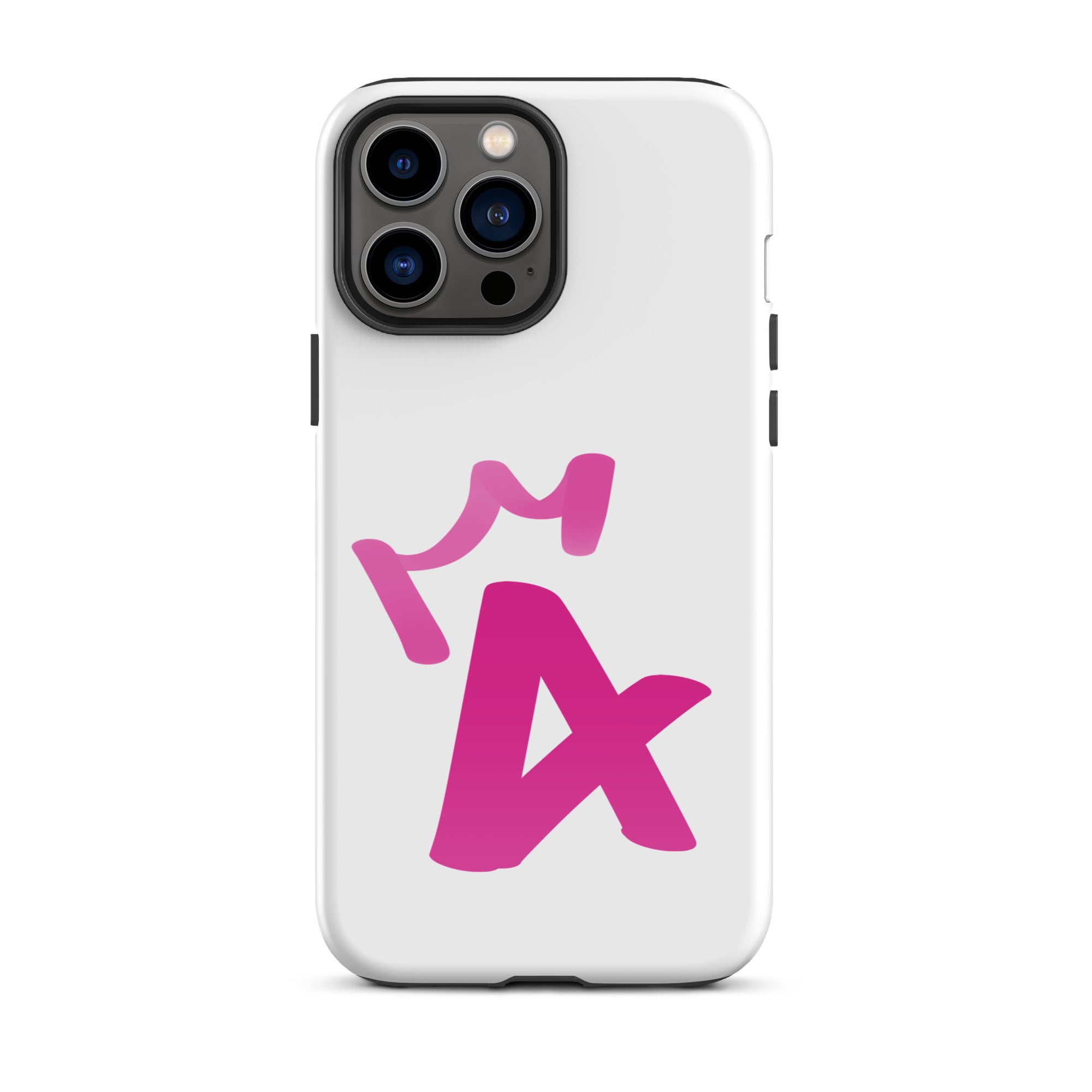 iPhone Case White - Letter A