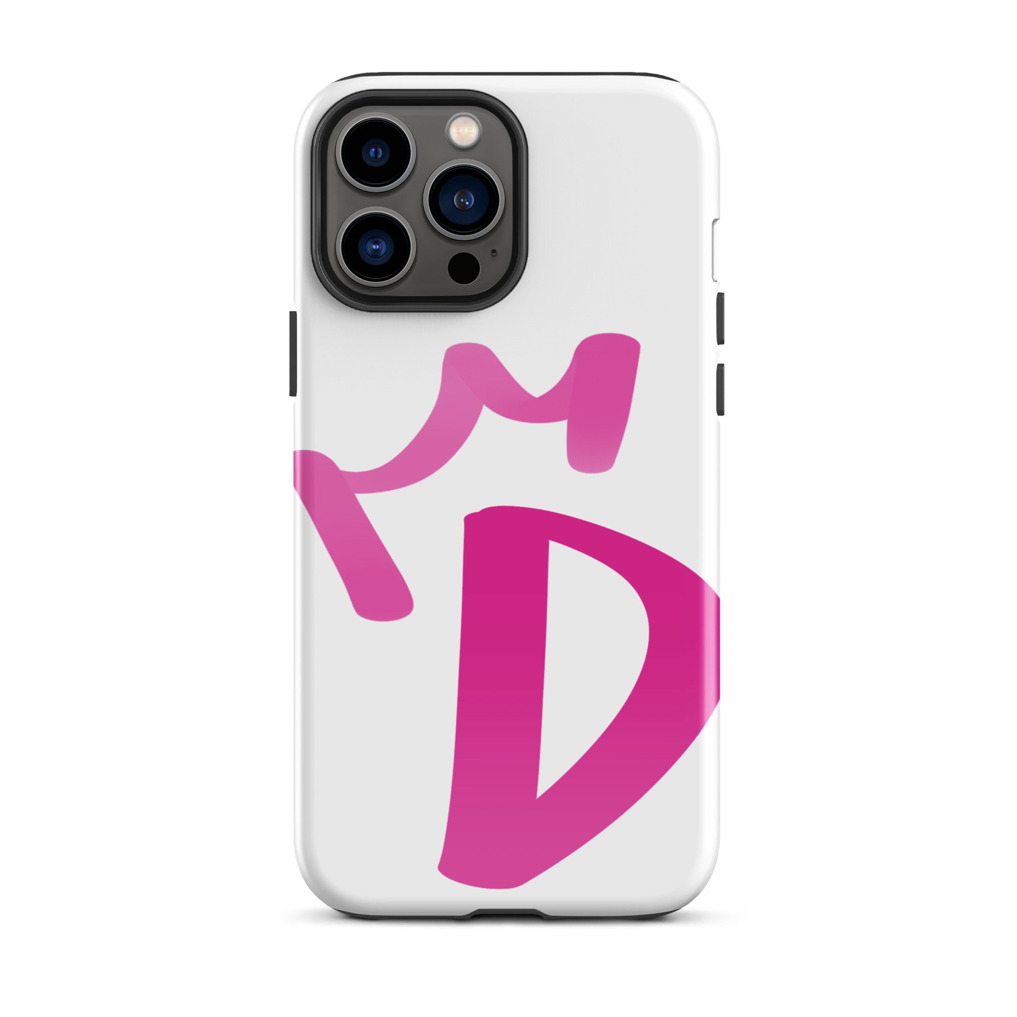 iPhone Case White - Letter D