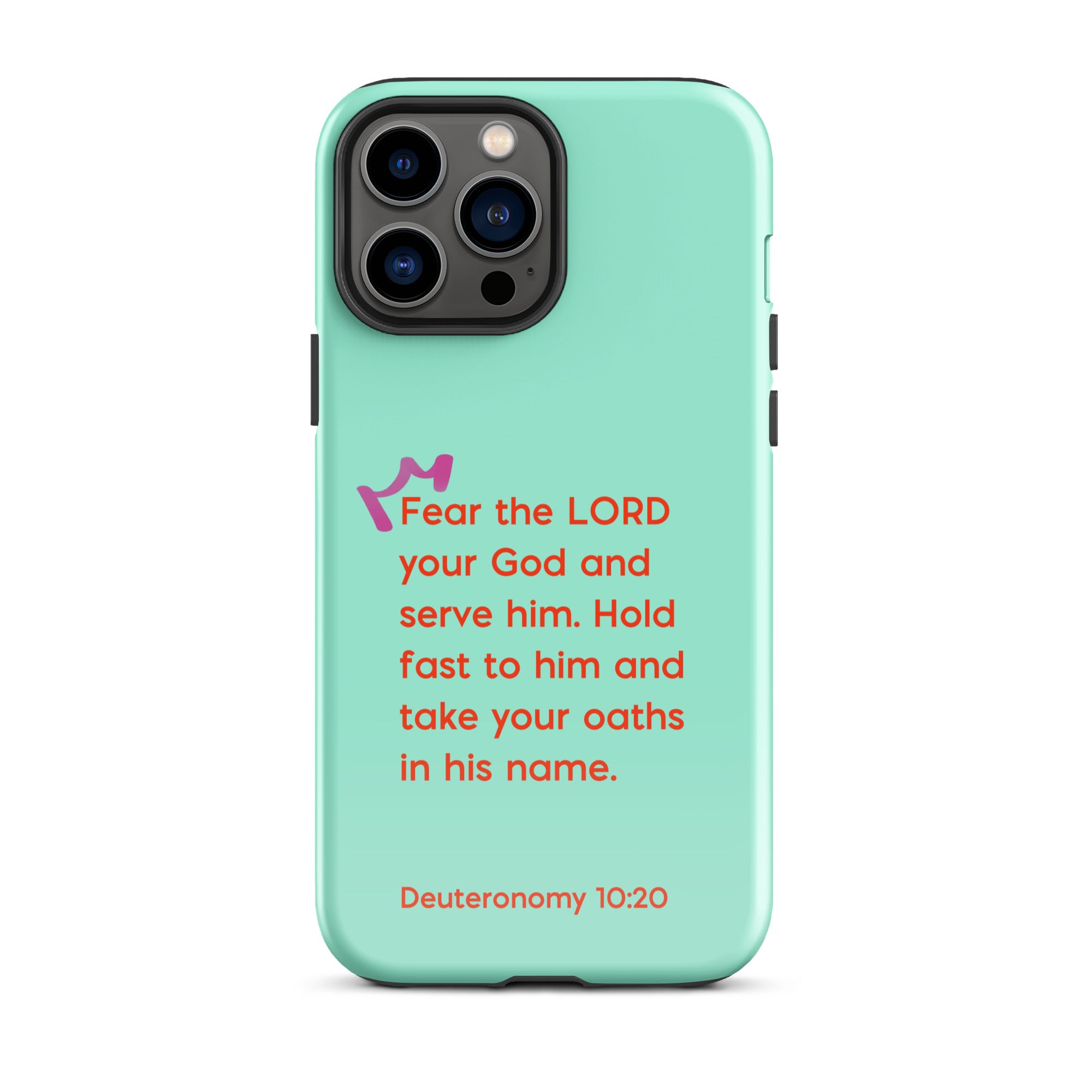 iPhone Case - Deuteronomy 10:20