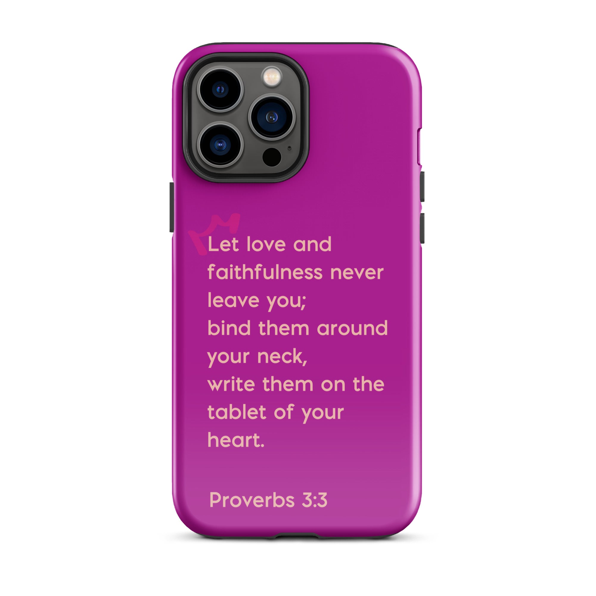 iPhone Case - Proverbs 3:3