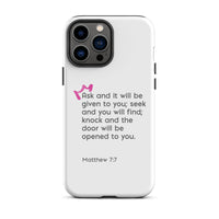 iPhone Case - Matthew 7:7