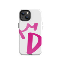 iPhone Case White - Letter D