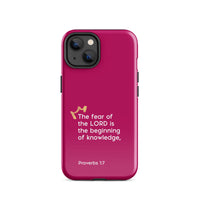 iPhone Case - Proverbs 1:7