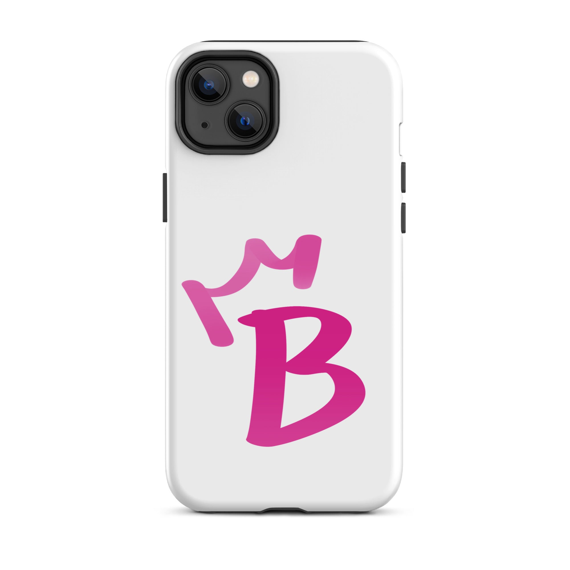 iPhone Case White - Letter B