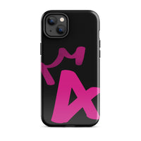 iPhone Case Black - Letter A