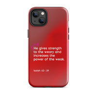 iPhone Case - Isaiah 40:29