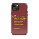 iPhone Case - Matthew 7:7