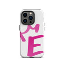 iPhone Case White - Letter E