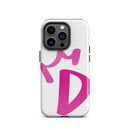 iPhone Case White - Letter D