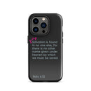 iPhone Case - Acts 4:12