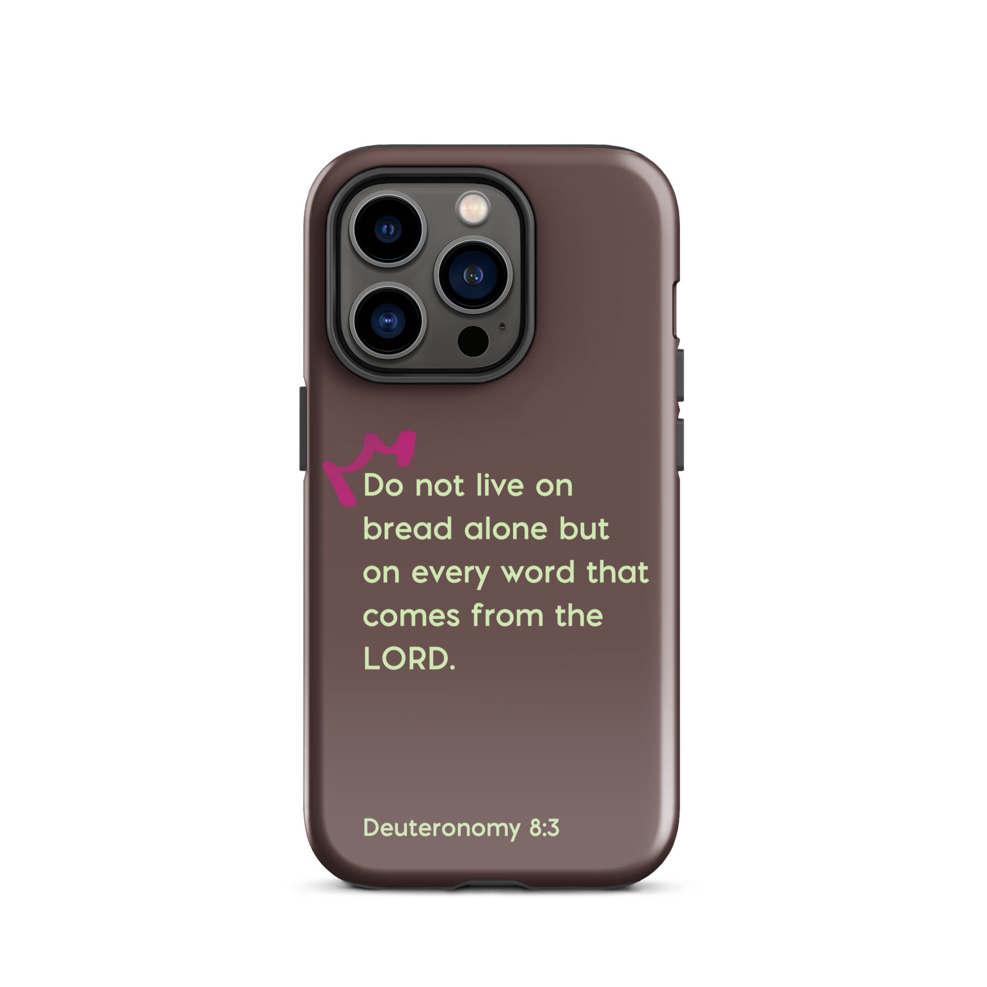 iPhone Case - Deuteronomy 8:3