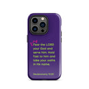 iPhone Case - Deuteronomy 10:20