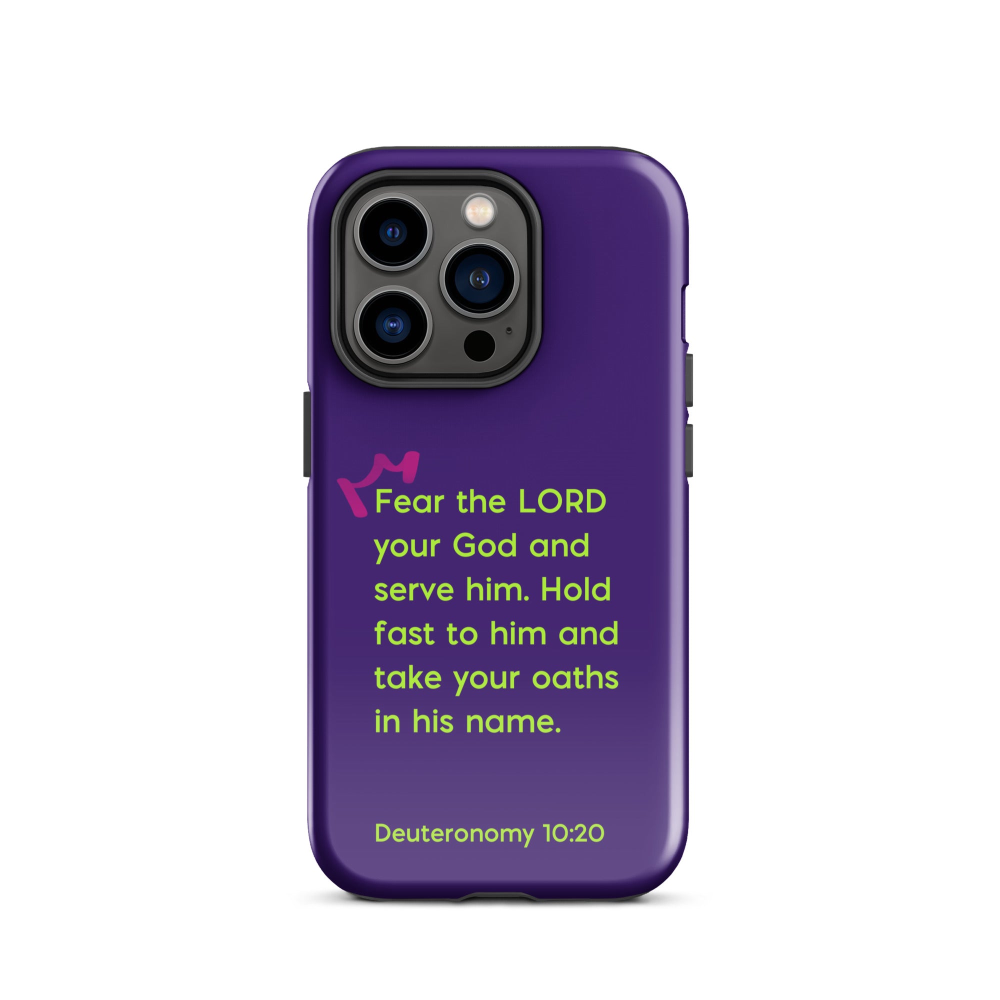 iPhone Case - Deuteronomy 10:20