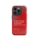 iPhone Case - Isaiah 40:29