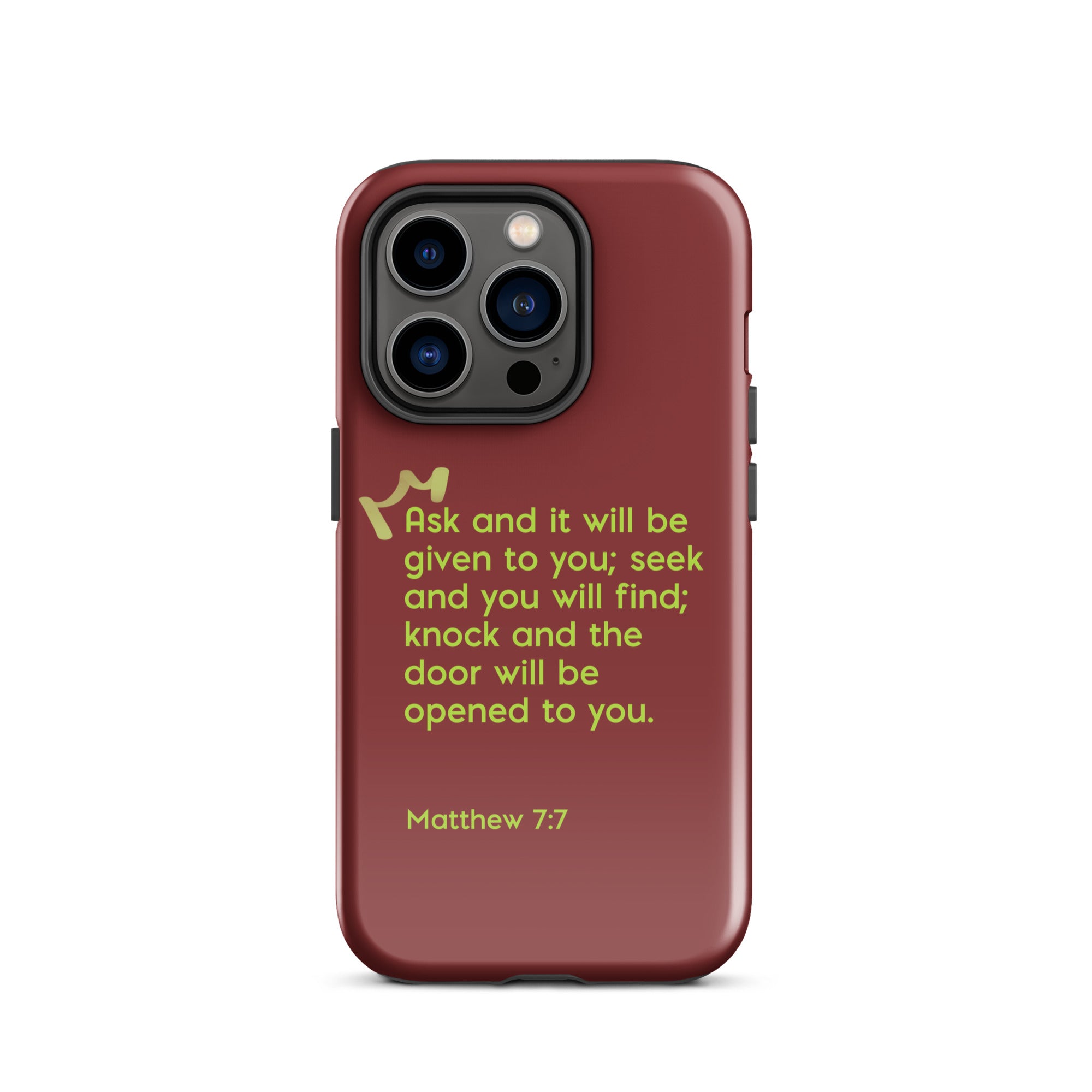 iPhone Case - Matthew 7:7